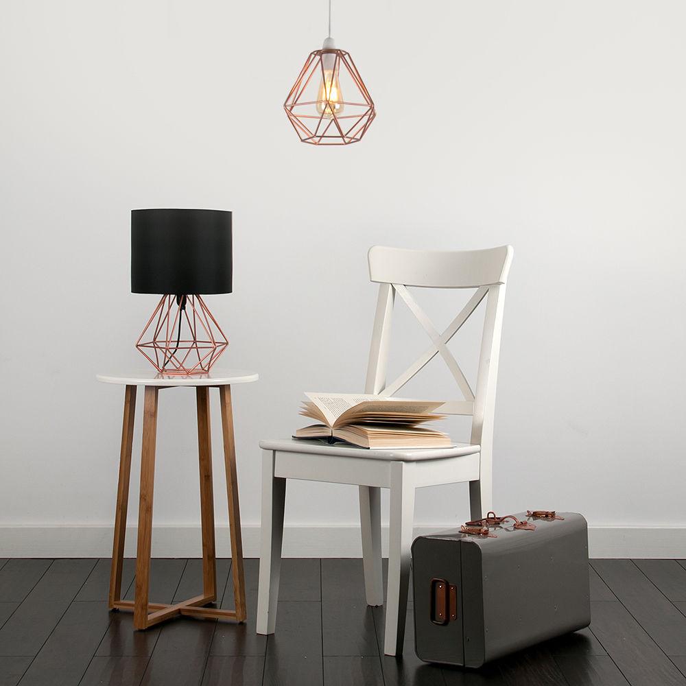 Lattice – Geometric Wire-Frame Metal Table Lamp