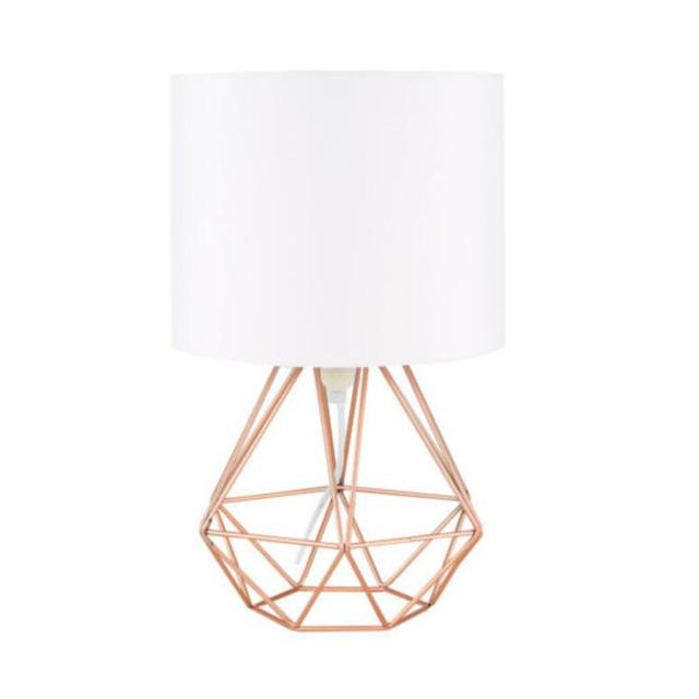 Lattice – Geometric Wire-Frame Metal Table Lamp