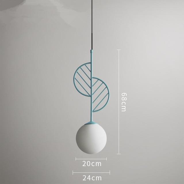 Sora – Coloured Iron Pendant Light