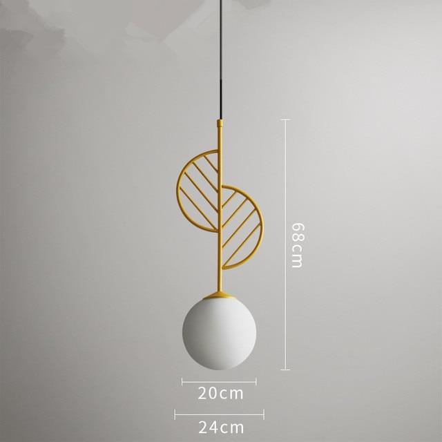 Sora – Coloured Iron Pendant Light