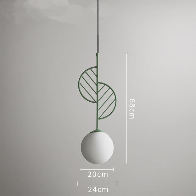 Sora – Coloured Iron Pendant Light