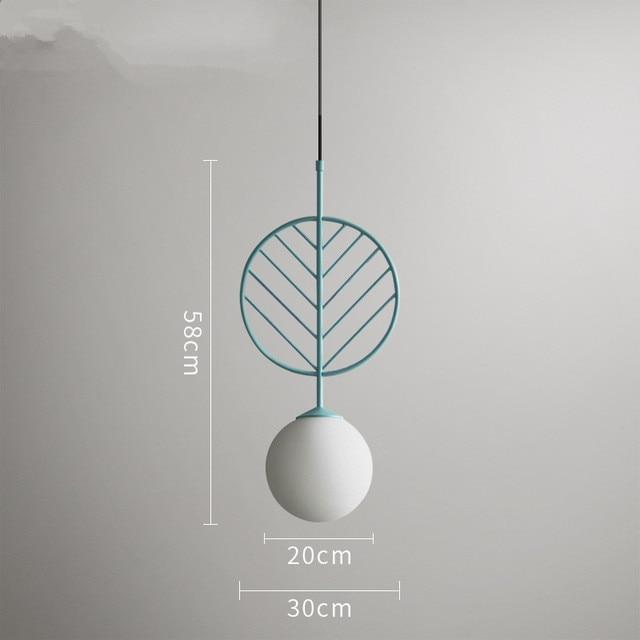 Sora – Coloured Iron Pendant Light