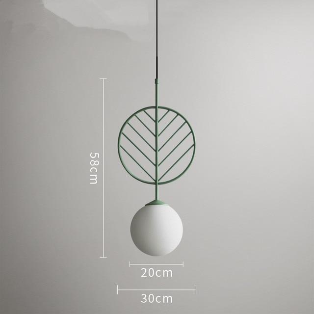 Sora – Coloured Iron Pendant Light