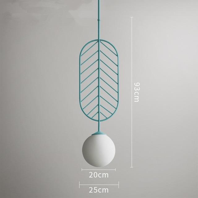 Sora – Coloured Iron Pendant Light