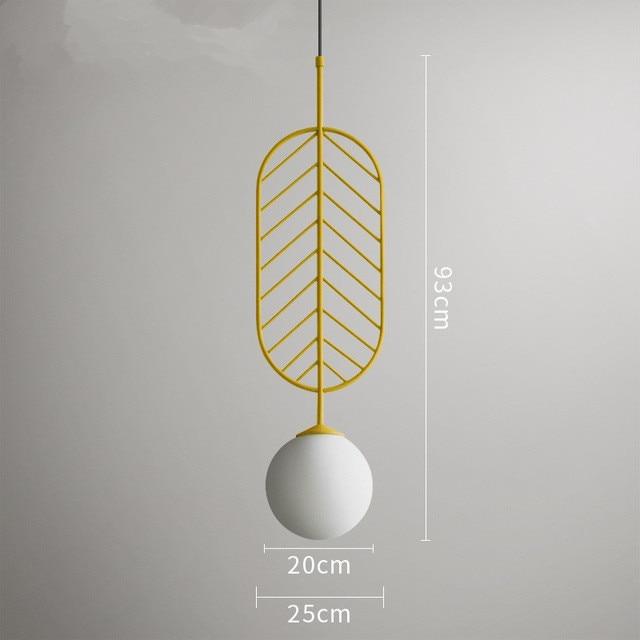Sora – Coloured Iron Pendant Light
