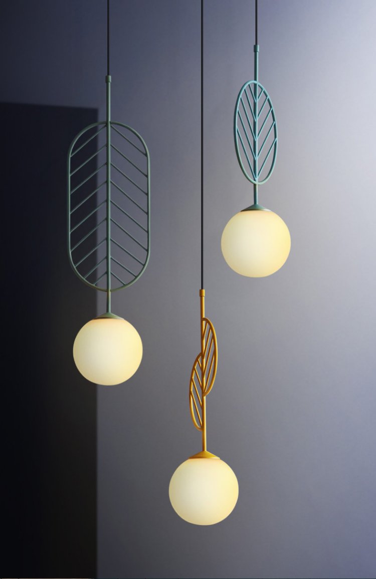 Sora – Coloured Iron Pendant Light