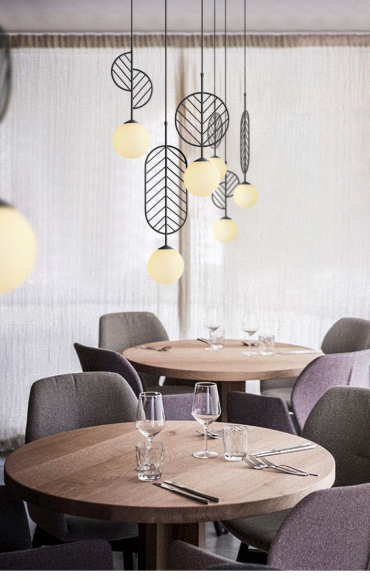 Sora – Coloured Iron Pendant Light
