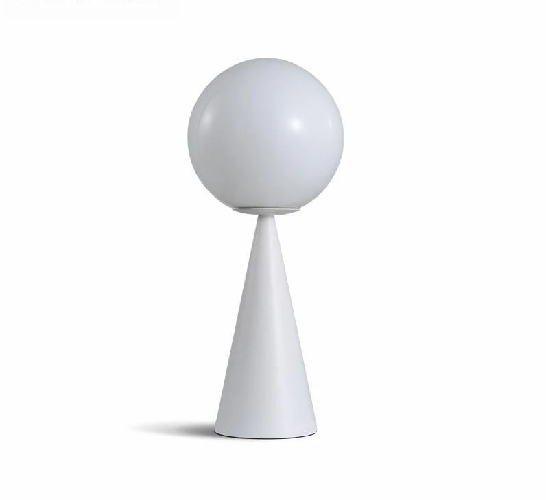 Obelisk – Metal & Glass Cone Table Lamp
