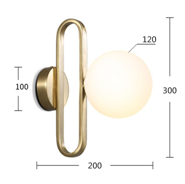 Nao – Plated Iron Linear LED Wall Light