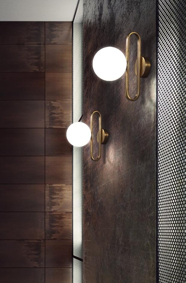 Nao – Plated Iron Linear LED Wall Light