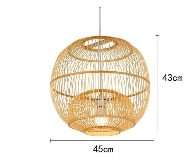 Arcade – Hand-Formed Bamboo Pendant Shade