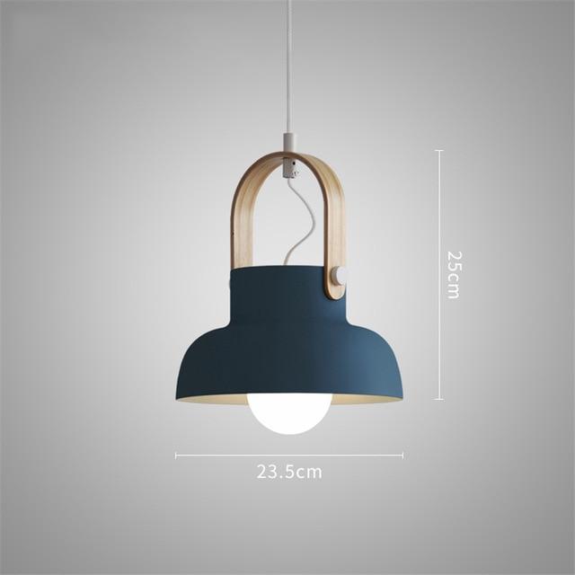 Dome – Colour-Block Metal Pendant Shade