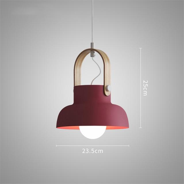 Dome – Colour-Block Metal Pendant Shade