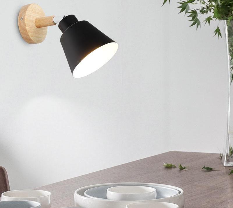 Merrow – Iron & Wood Lantern Wall Sconce
